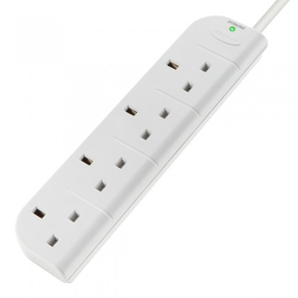 Belkin F9E400sa3M ECO Series 4 Socket Surge Protector 3 Meter Cord
